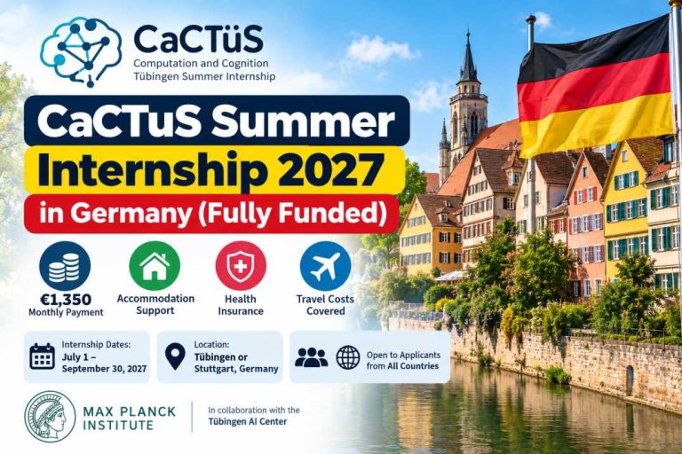 CaCTuS Internship 2027 in Germany