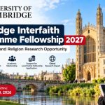 Cambridge Fellowship 2027 Announcement