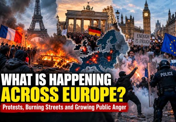 Europe in Turmoil_ Protests and Flames
