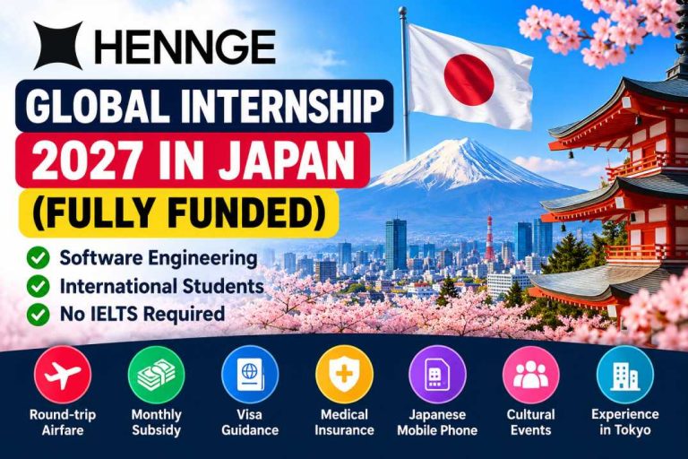 Fully Funded Japan Internship 2027