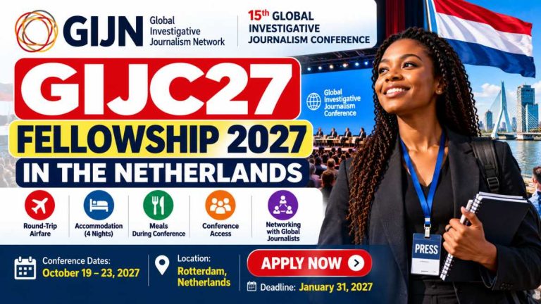 GIJC27 Fellowship in Rotterdam