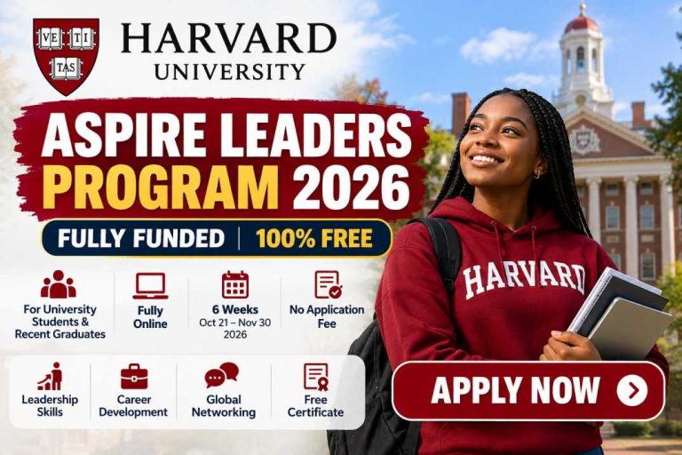 Harvard Aspire Leaders Program 2026