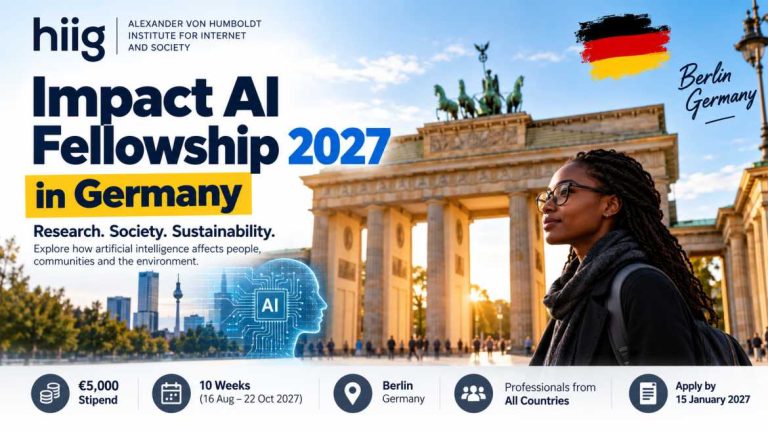 Impact AI Fellowship 2027 in Berlin