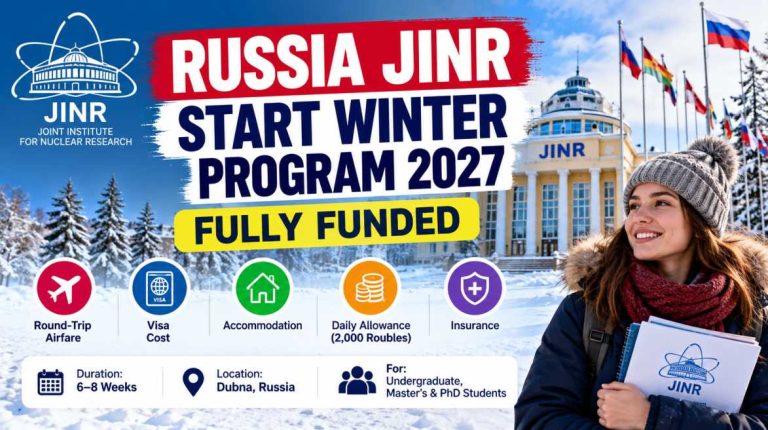 JINR Winter Program 2027 Banner