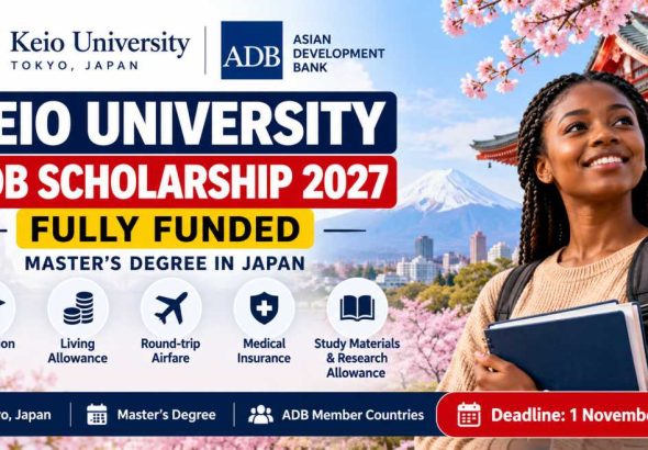 Keio ADB Scholarship 2027 in Japan
