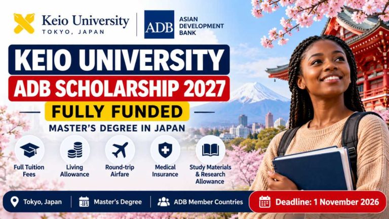 Keio ADB Scholarship 2027 in Japan