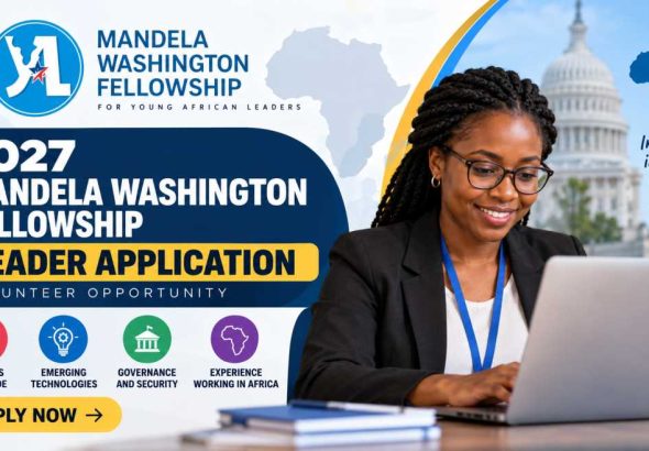 Mandela Washington Fellowship 2027 Recruitment Banner
