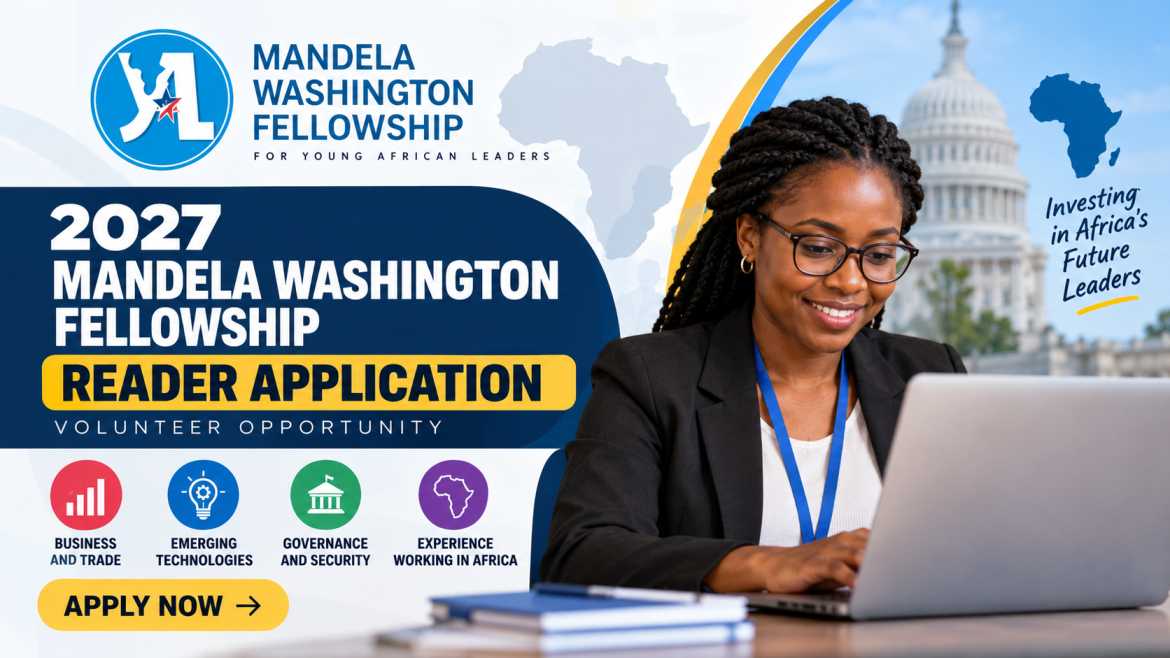 Mandela Washington Fellowship 2027 Recruitment Banner