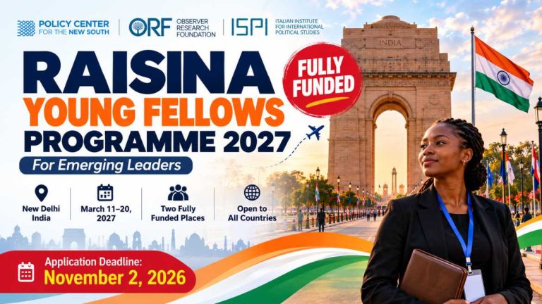 Raisina Young Fellows Programme 2027