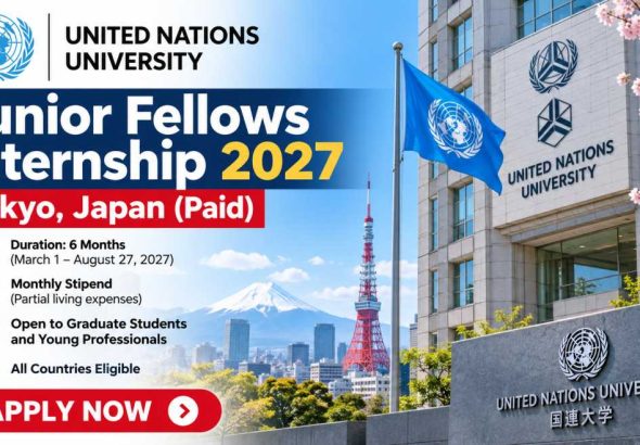 Tokyo Junior Fellows Internship 2027