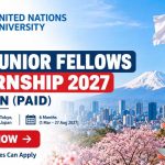 UNU Japan Internship 2027 Poster